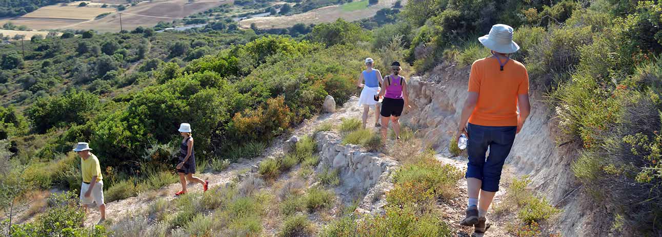 hikers and walkers welcome Attica's rural paths